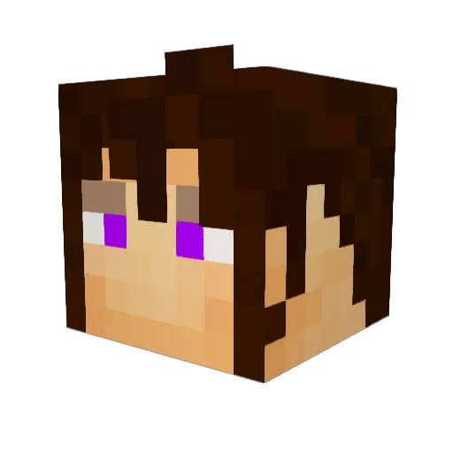 RedDragon___ Minecraft avatar head, 3D render