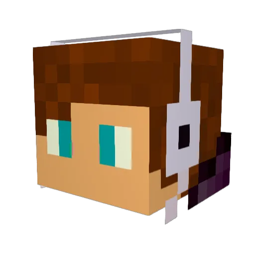 RedFire900 Minecraft avatar head, 3D render