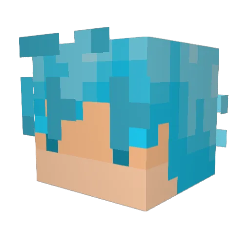RedFoxOneSS Minecraft avatar head, 3D render