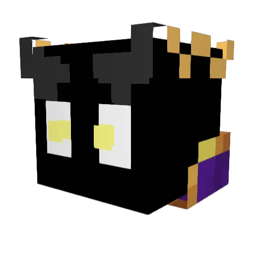 RedGarMusic Minecraft avatar head, 3D render