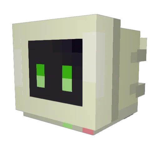 RedGasp10 Minecraft avatar head, 3D render