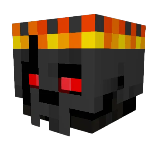 RedGreenBlue_ Minecraft avatar head, 3D render