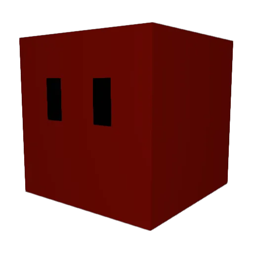 RedGuy2121 Minecraft avatar head, 3D render