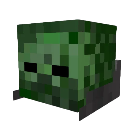 RedHotChiLi Minecraft avatar head, 3D render