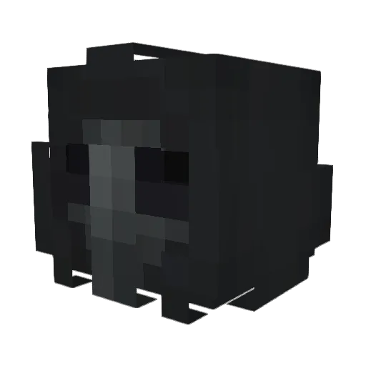 RedIsRed_ Minecraft avatar head, 3D render