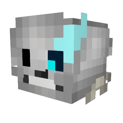 RedJohnny1 Minecraft avatar head, 3D render