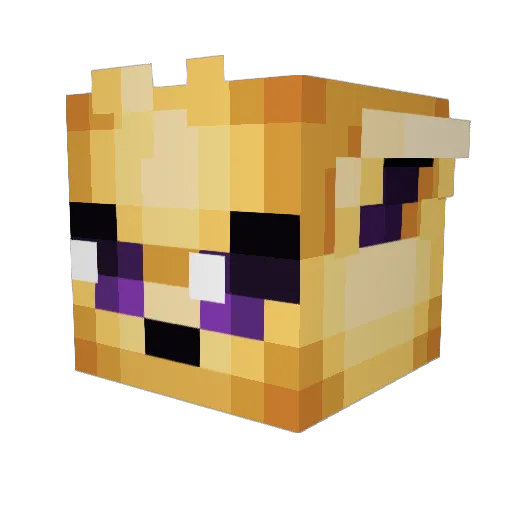RedJolty Minecraft avatar head, 3D render