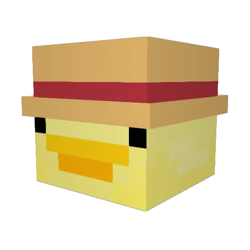RedKnight2013 Minecraft avatar head, 3D render