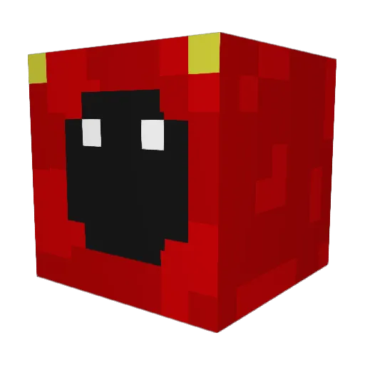 RedKnight5428 Minecraft avatar head, 3D render