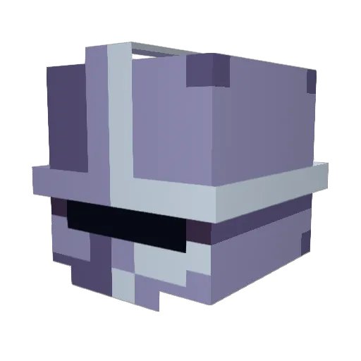 RedLeader010 Minecraft avatar head, 3D render