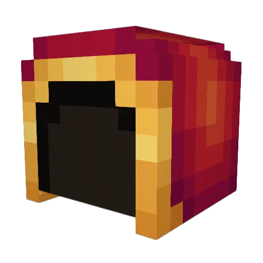 RedLobster911 Minecraft avatar head, 3D render