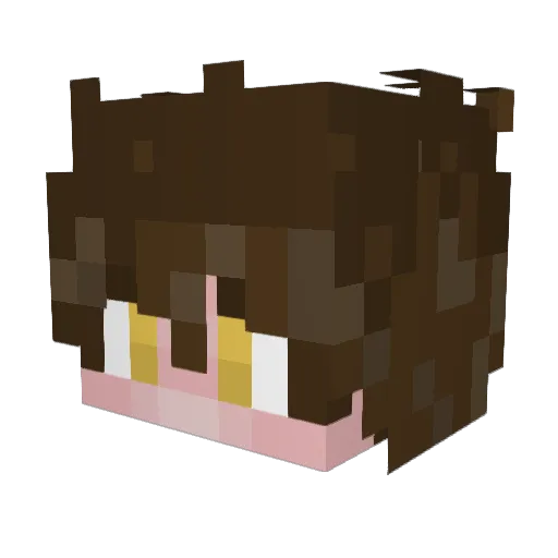 RedLotus771148 Minecraft avatar head, 3D render