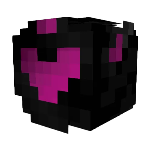 RedLotus Minecraft avatar head, 3D render