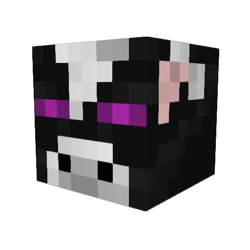 RedMeyr Minecraft avatar head, 3D render