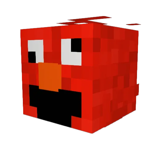 RedNinja423 Minecraft avatar head, 3D render