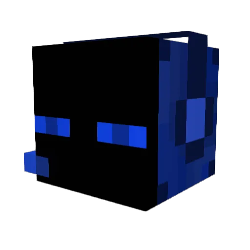 RedOllie12 Minecraft avatar head, 3D render