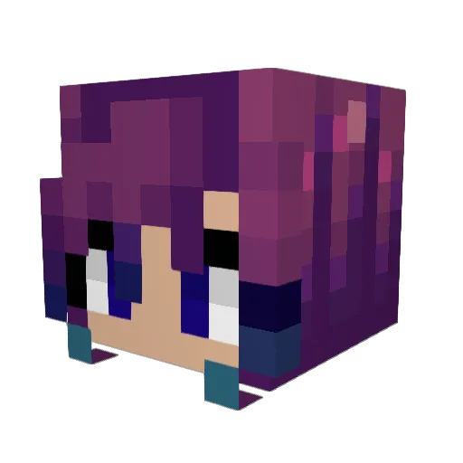 RedOrchid944 Minecraft avatar head, 3D render