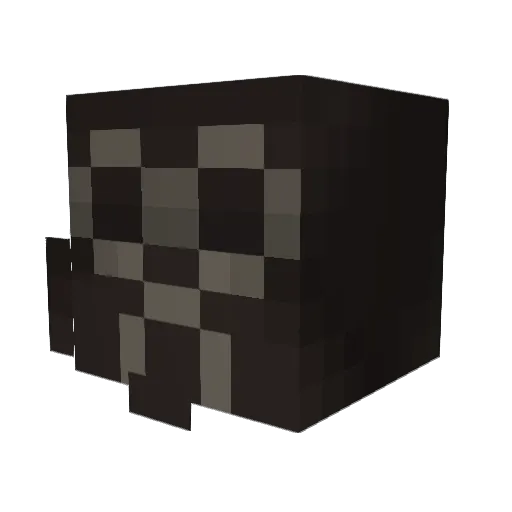 RedOverlord Minecraft avatar head, 3D render