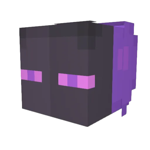 RedPato Minecraft avatar head, 3D render