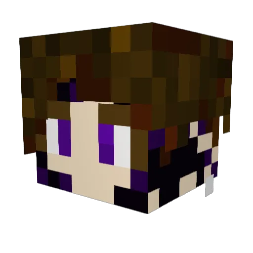 RedPickle15 Minecraft avatar head, 3D render