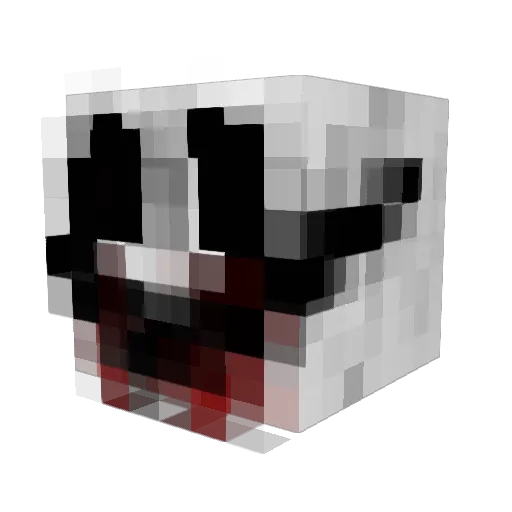 RedPirateCH Minecraft avatar head, 3D render
