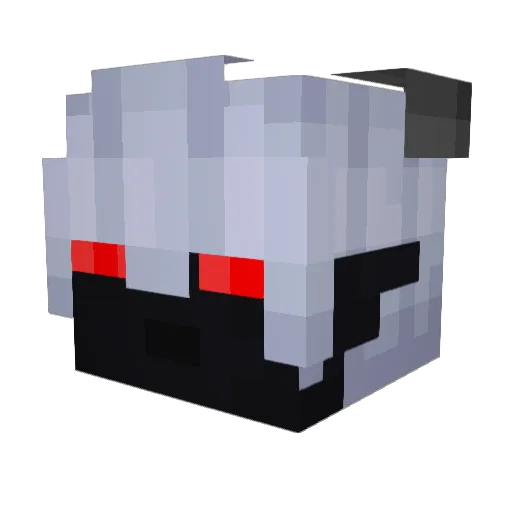 RedRain0o0 Minecraft avatar head, 3D render