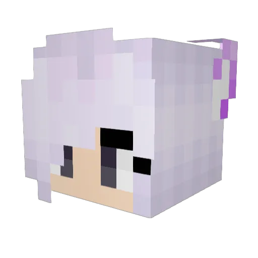 RedRanger1987 Minecraft avatar head, 3D render