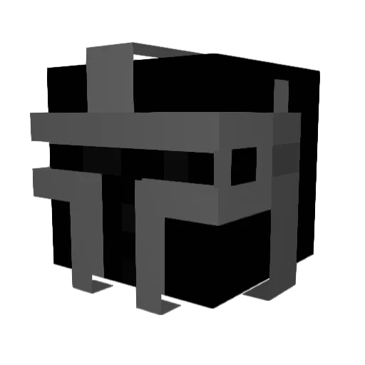RedRaptor727 Minecraft avatar head, 3D render