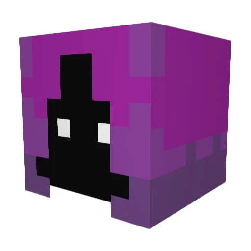 RedRatchett Minecraft avatar head, 3D render