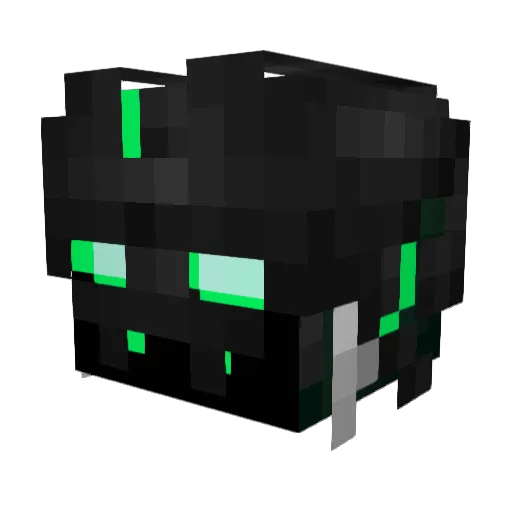 RedReaper86 Minecraft avatar head, 3D render