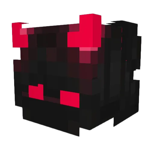 RedReaper8931 Minecraft avatar head, 3D render