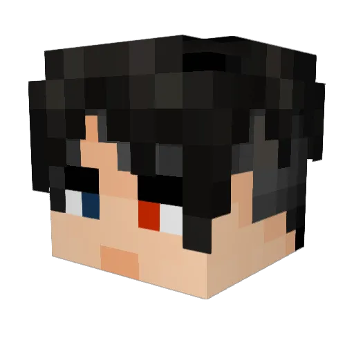 RedReaperHoncho Minecraft avatar head, 3D render