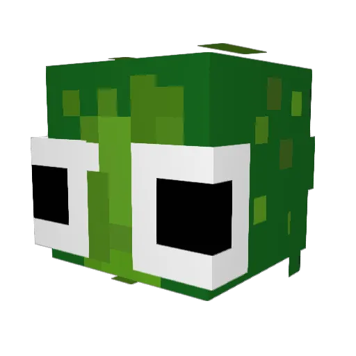 RedRhodesian Minecraft avatar head, 3D render