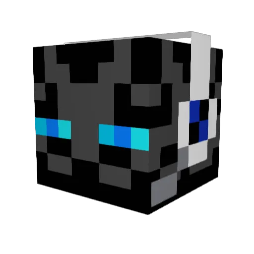RedRogue666 Minecraft avatar head, 3D render