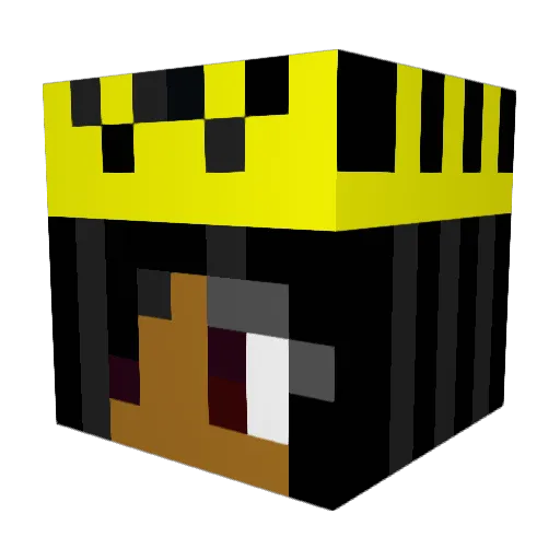 RedRose4U Minecraft avatar head, 3D render