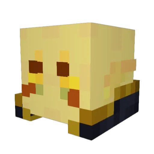 RedRoserBuxy Minecraft avatar head, 3D render