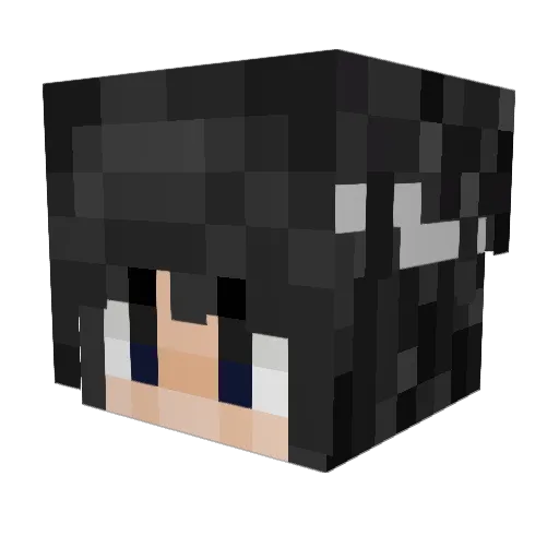 RedRosesThorns Minecraft avatar head, 3D render