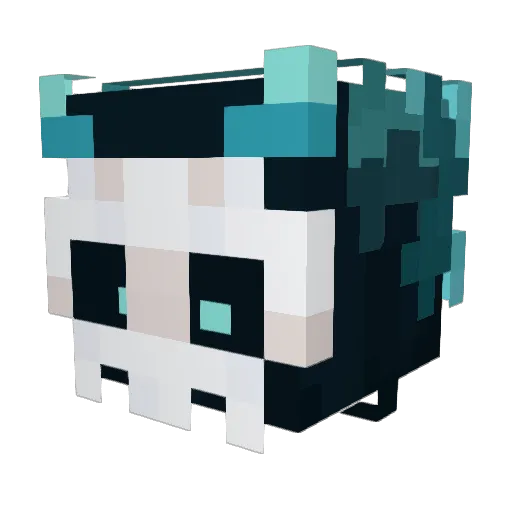 RedRum7604 Minecraft avatar head, 3D render