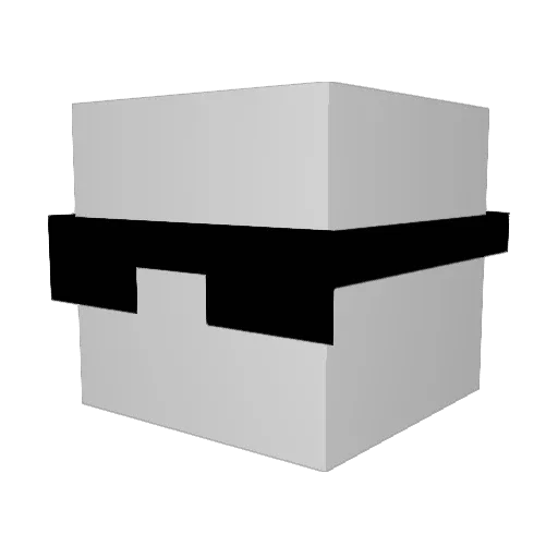 RedShanks57 Minecraft avatar head, 3D render