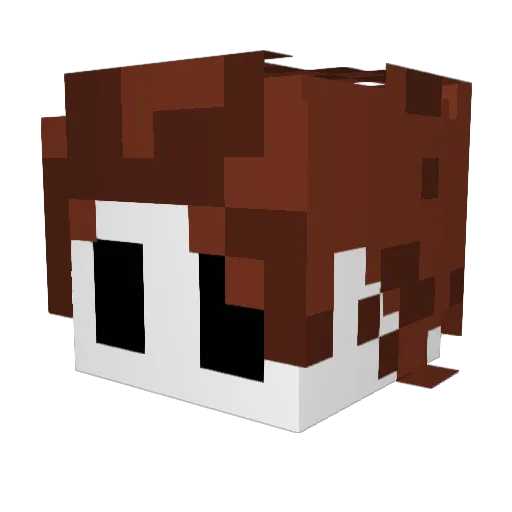 RedSkull57 Minecraft avatar head, 3D render