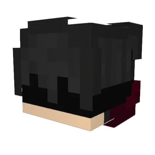 RedSky_OG Minecraft avatar head, 3D render