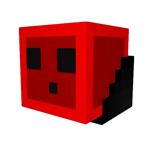 RedSlime999 Minecraft avatar head, 3D render