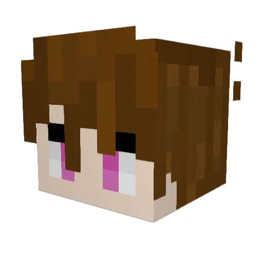 RedSmok3yVaper4 Minecraft avatar head, 3D render