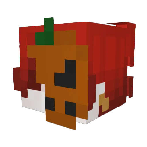 RedStone2000640 Minecraft avatar head, 3D render