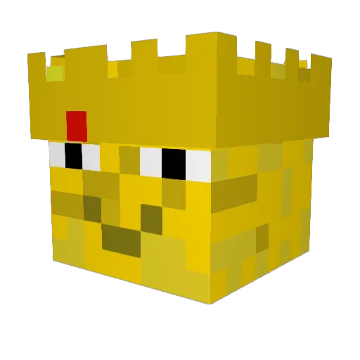 RedTh0rn Minecraft avatar head, 3D render