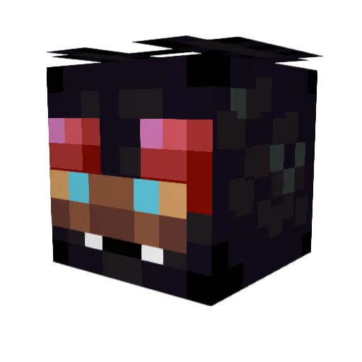 RedTheCrewmate1 Minecraft avatar head, 3D render