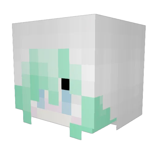 RedVelvetVamp Minecraft avatar head, 3D render