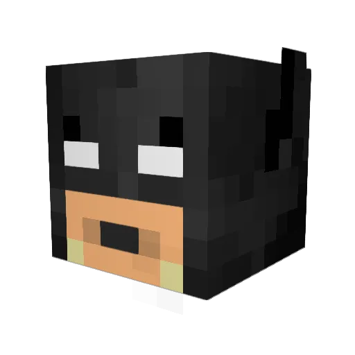 RedWeys Minecraft avatar head, 3D render