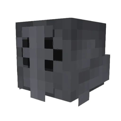 RedWolf81 Minecraft avatar head, 3D render
