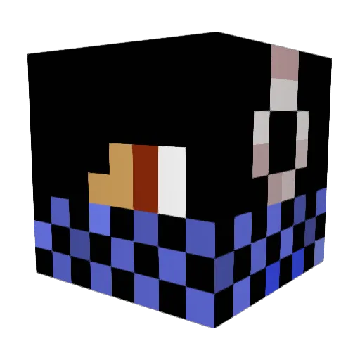 RedXmc1998 Minecraft avatar head, 3D render